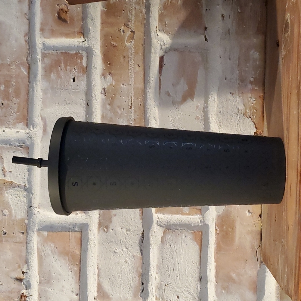 2017 Matte black Starbucks tumbler